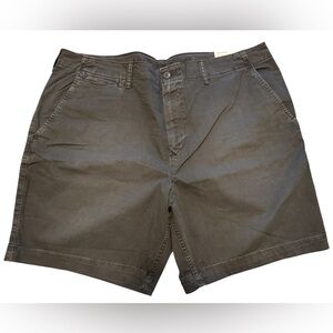 American Eagle Outfitters Dark Brown Flat Front Shorts